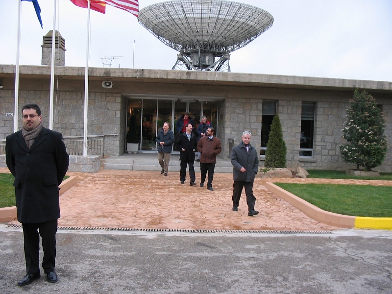 De Vista en las Instalaciones de la NASA en Robledo (Madrid)