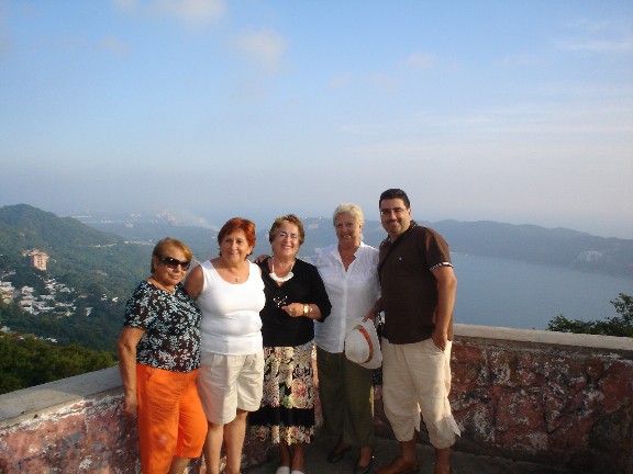 De visita con la familia en Acapulco