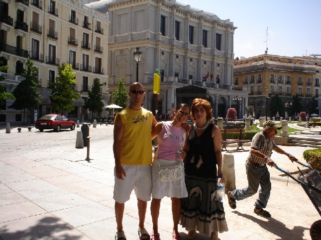 Teatro Real, con los cuados