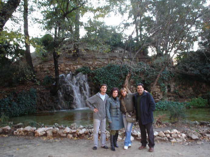 Con Juanjo, Lita y Eva en Madrid