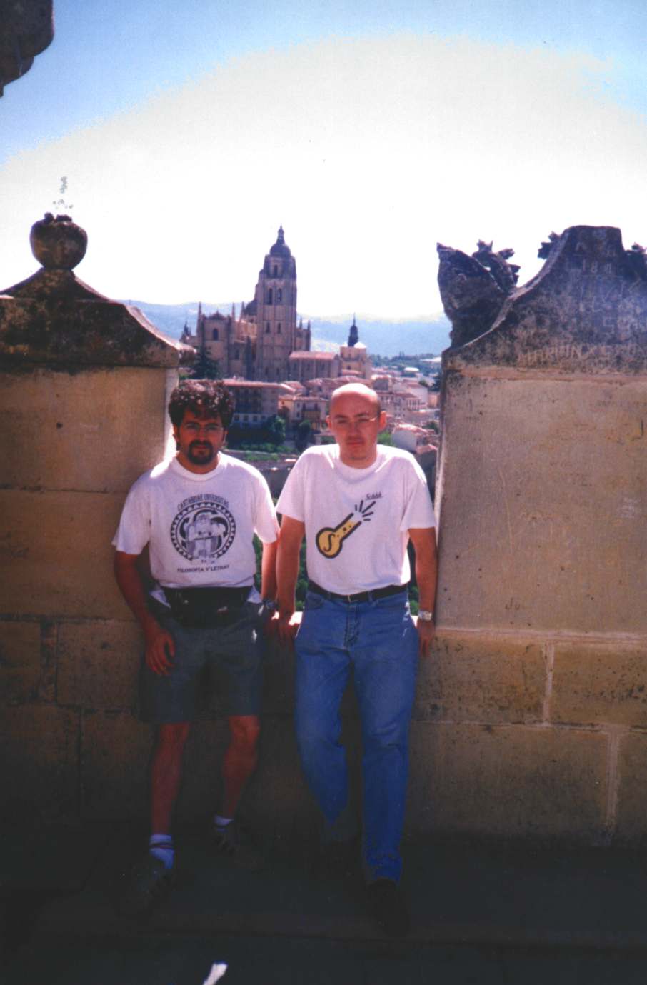 En Segovia , Diego y mi hermano